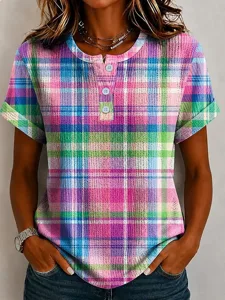 damen-t-shirt-farbblock-druck-graf-12162349-rosa-1