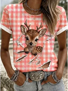 damen-t-shirt-farbblock-druck-graf-16733945-orange-2