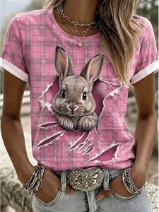 damen-t-shirt-farbblock-druck-graf-16733945-rosa-4