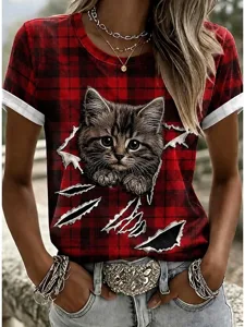 damen-t-shirt-farbblock-druck-graf-16733945-rote-1
