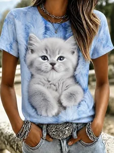 damen-t-shirt-farbblock-druck-graf-19962899-blau-3