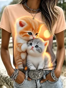 damen-t-shirt-farbblock-druck-graf-19962899-orange-1