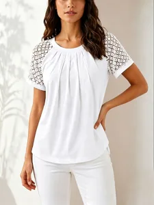 damen-t-shirt-gerafft-spitze-einfa-18065940-wei-1