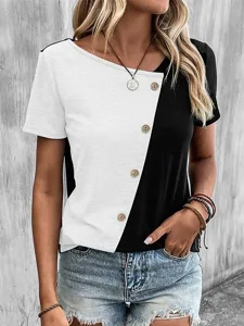 damen-t-shirt-knopfe-lassig-kurzar-13259607-schwarz-und-weiss-6