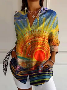 damen-t-shirt-kurzarm-button-down-14080856-gelb-9
