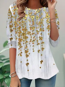 damen-t-shirt-langarm-crew-neck-la-19955723-gold-1