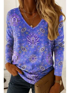 damen-t-shirt-langarm-v-ausschnitt-12923051-blau-4