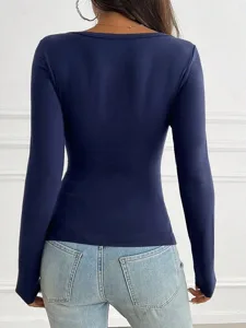 damen-t-shirt-langes-baumwolltop-t-10665292-default-2