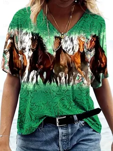 damen-t-shirt-lassig-pferdedruck-k-18008079-grun-4