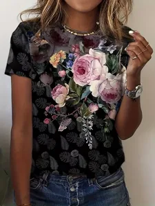 damen-t-shirt-patchwork-druck-buch-13982863-schwarz-1