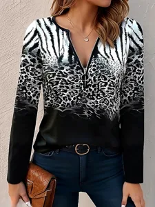 damen-t-shirt-reiverschluss-druck-13958205-schwarz-1