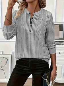 damen-t-shirt-reiverschluss-einfac-13317651-grau-4