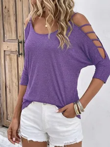 damen-t-shirt-sommeroberteile-einf-15216606-purpur-2