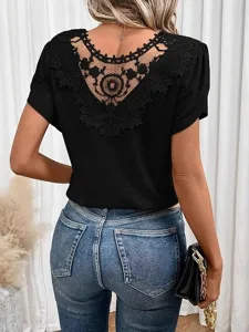 damen-t-shirt-spitze-einfarbig-vin-12003419-schwarz-5