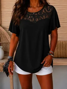 damen-t-shirt-spitzentops-einfarbi-12419736-schwarz-5
