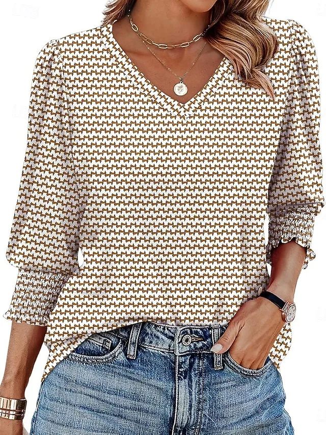 damen-t-shirt-t-shirt-druck-grafik-11500304-braun-4