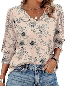 damen-t-shirt-t-shirt-druck-grafik-11500304-khaki-2
