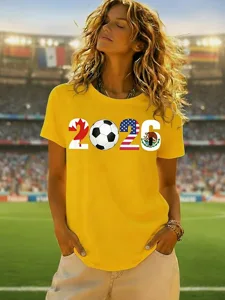 damen-t-shirt-t-shirt-druck-grafik-fubal-gelb-3