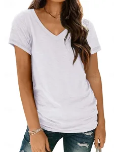 damen-t-shirt-t-shirt-einfach-mode-10090106-default-2