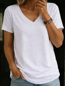 damen-t-shirt-t-shirt-einfach-mode-10090106-wei-1