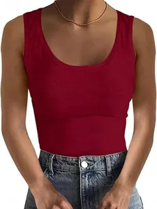 damen-t-shirt-t-shirt-einfach-mode-15084957-wein-61
