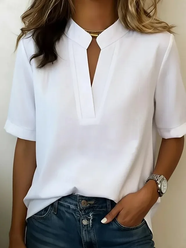 damen-t-shirt-t-shirt-einfach-mode-15388054-wei-2