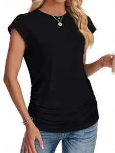 damen-t-shirt-t-shirt-einfach-mode-16007559-schwarz-2