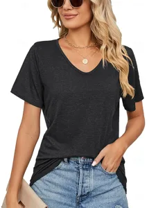 damen-t-shirt-t-shirt-einfarbig-el-14187995-schwarz-5