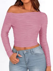 damen-t-shirt-t-shirt-einfarbig-el-18883225-rosa-5