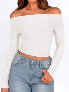 damen-t-shirt-t-shirt-einfarbig-el-18883225-wei-3