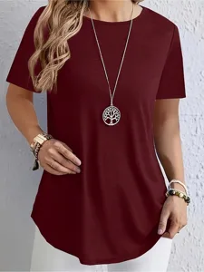 damen-t-shirt-t-shirt-einfarbig-el-19674439-rote-5