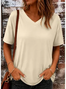 damen-t-shirt-t-shirt-einfarbig-st-9969304-gelb-5