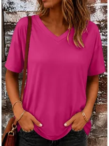 damen-t-shirt-t-shirt-einfarbig-st-9969304-rosenrot-8