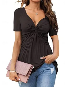 damen-t-shirt-t-shirt-gerafft-einf-18925600-schwarz-3