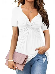 damen-t-shirt-t-shirt-gerafft-einf-18925600-wei-4