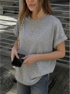 damen-t-shirt-t-shirt-gerollte-man-17337829-grau-4