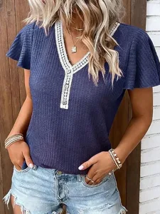 damen-t-shirt-t-shirt-spitze-patch-16019807-marineblau-1