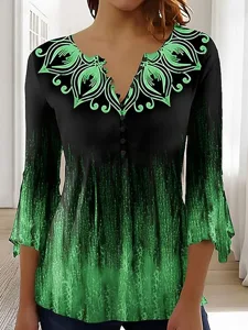 damen-t-shirt-v-ausschnitt-ombre-f-18994480-grun-22