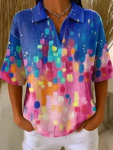 damen-t-shirt-waffelstricktops-dru-17057476-blau-1