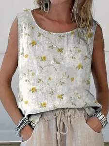 damen-tank-top-druck-blumen-stilvo-16968992-gelb-4