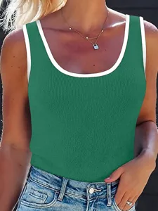 damen-tank-top-farbblock-gerippt-k-17064761-armeegrun-4