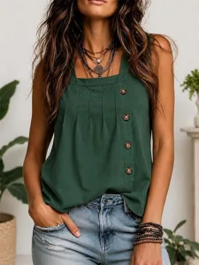 damen-tank-top-knopfe-einfarbig-ei-10463615-grun-1