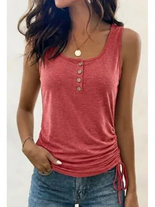 damen-tank-top-kordelzug-knopf-vor-10826312-rote-1