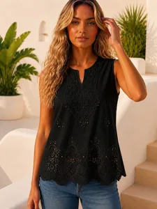 damen-tank-top-lochmuster-einfarbi-13011878-default-5