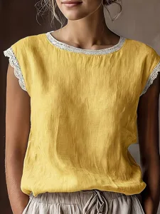 damen-tank-top-spitzenbesatz-einfa-18870539-gelb-1