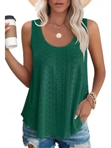 damen-tanktop-jacquard-einfarbig-v-10826067-grun-5