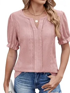 damen-textur-bluse-oberteil-mit-os-10016028-rosa-1
