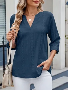 damen-textur-bluse-oberteil-mit-os-17957335-marineblau-4