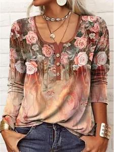 damen-tunika-t-shirt-blumen-grafik-15400305-orange-5