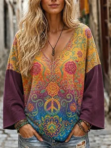 damen-ubergroe-bluse-druck-blumen-12540450-blau-1